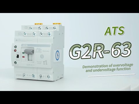 GEYA G2R-63 ATS Demonstration of overvoltage and undervoltage function