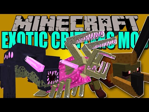 EXOTIC CRITTERS MOD - Be CAREFUL when installing this MOD - Minecraft mod 1.16.5 Review ENGLISH