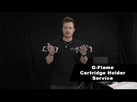 Galaxis G-Flame Cartridge Holder Service #galaxis #gflame #service #galaxisshowtechnik