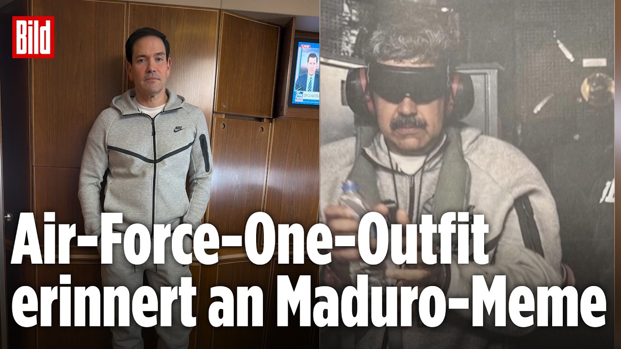 Dieses Foto geht viral: US-Außenminister in „Maduro-Trainingsanzug“
