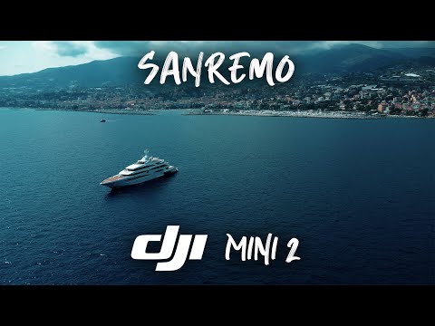 Italy, Sanremo, Liguria. Drone video [4K] DJI mini 2. 🇮🇹 Италия, Санремо Аэросъемка.