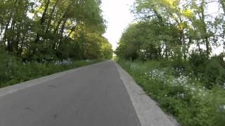 preview picture of video 'Kokosing Gap Trail 5 Mile Ride from Gambier Ohio To Howard Ohio in Eastern Knox County'