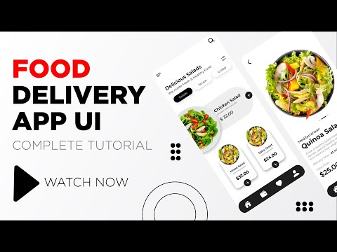 How to design Food Delivery App UX UI Design | Figma Complete Tutorial