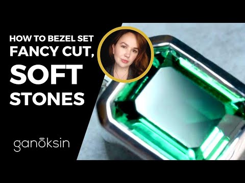 How To Bezel Set Fancy Cut, Soft Stones (By Lily Ellicott) [PREVIEW VIDEO]