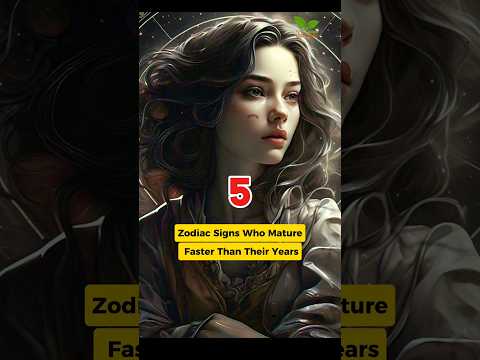 Zodiacs Who Mature Faster #zodiacsigns #horoscope #astrology #trending #trendingshorts #zodiac