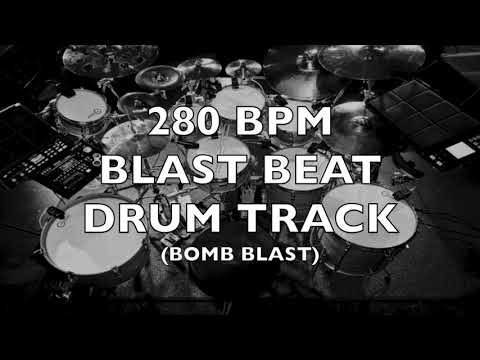280 BPM BLAST BEAT DRUM TRACK (BOMB BLAST)