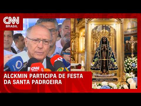 Veja participação do vice-presidente, Alckmin, em festa de Nossa Senhora | BASTIDORES CNN