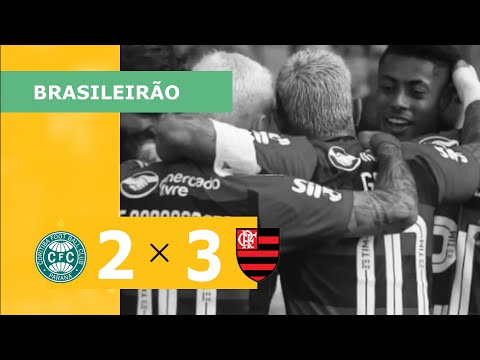 Coritiba 2 X 3 Flamengo - Campeonato Brasileiro 2023, Veja os gols