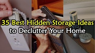 35 Best Hidden Storage Ideas to De-Clutter Your House