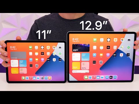 11-inch vs 12.9-inch M1 iPad Pro (2021) - Unboxing & Comparison!