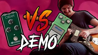 Video thumbnail for MAXON OD9  Versus FOXGEAR CREAM   PEDALS BRO DEMO by Pierre Le Cam