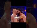 Brock Lesnar Drew McIntyre Then Vs Now Edit ️ Shorts