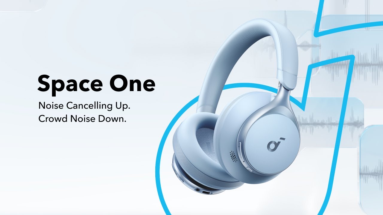 soundcore Space One Headphones | Active Noise Cancelling Tailored to Voices