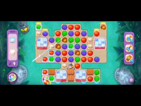 Gardenscapes Level 1904 [No booster] [Super Hard Level] #androidgameplay #trandin #gardenscapesgame