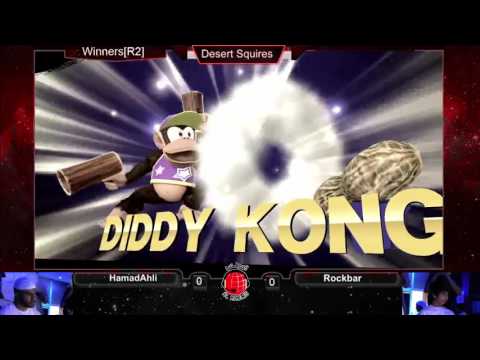Desert Squires SSB4: Rockbar (Diddy Kong) vs HamadAhli (Wario) - WR2