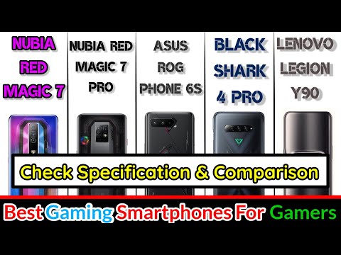Nubia Red Magic 7 Vs Nubia Red Magic 7 Pro Vs ROG Phone 5s Vs Black Shark 4 Pro Vs Lenovo Legion Y90