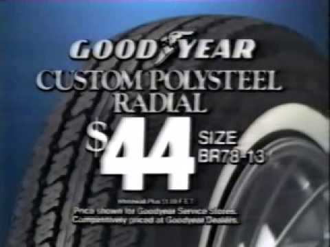 Goodyear tire ad from 1981