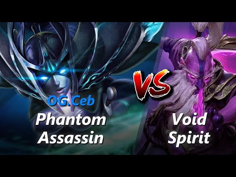 How to Phantom Assassin safelane vs Void Spirit/Phoenix (feat. Ceb) | First 10 minutes