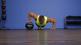 Med Ball Pass Push-Up exercise video thumbnail