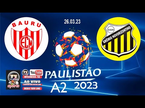 NOROESTE X NOVORIZONTINO - PAULISTA A2 2023 - 26-03-23