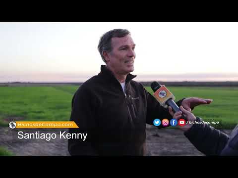 Santiago Kenny, productor agropecuario en el departamento La Paz, Entre Ríos