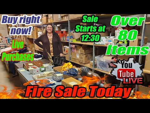 Fire Sale Starting At 12:30 Buy Direct--Online Re-seller