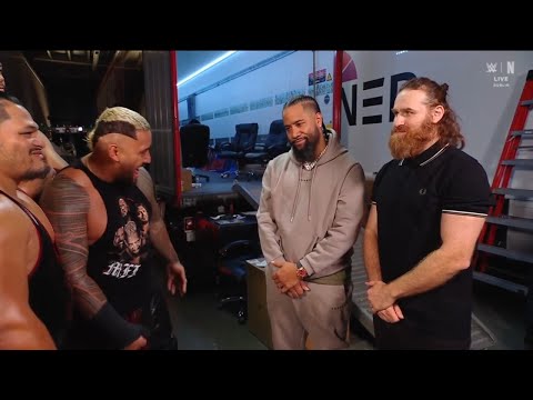 Solo Sikoa confronts Sami Zayn and Jimmy Uso - WWE SmackDown | Aug. 22, 2025