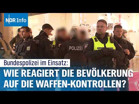 Mit der Bundespolizei auf Streife: So ist die Lage am Hauptbahnhof Hannover | NDR Info
