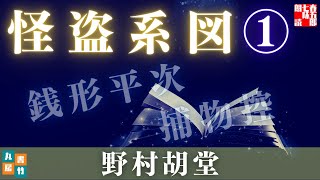 【日曜朗読劇場　銭形平次捕物控】長編連載　怪盗系図①／野村胡堂作　【朗読時代小説】　読み手七味春五郎　　発行元丸竹書房　オーディオブック