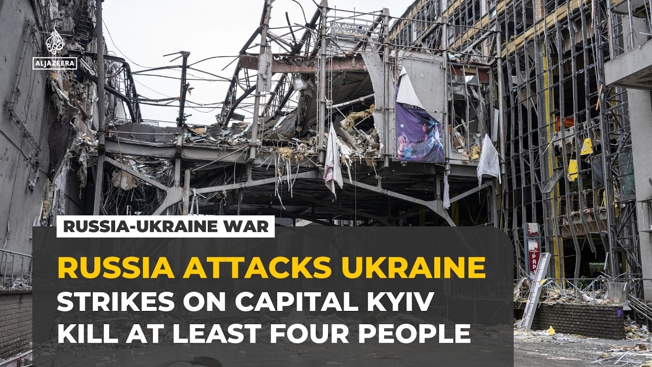 Russian strikes kill four in Kyiv as Zelenskyy seeks US air defence