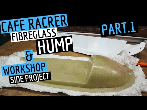 Making a ★ Cafe Racer Fibreglass Hump using a Split Mould PART 1 & A Workshop Project