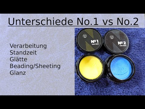Neowax No.1 vs No.2 | Welche Unterschiede und Gemeinsamkeiten gibt es? Zwei Autowachse im Vergleich