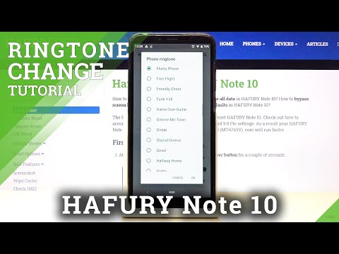 How to Change Ringtone on HAFURY Note 10 – Set a New Ringtone