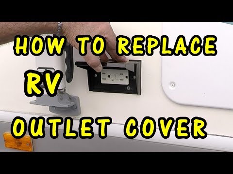 HOW TO REPLACE RV OUTDOOR OUTLET COVER and GFCI 🛠️⚡