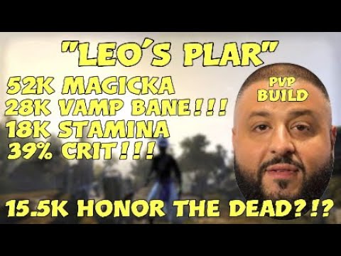 ESO Magicka Templar PvP Build🌞 - " Leo's Plar " - Elsweyr Patch