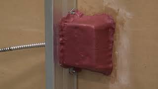 Fire Stop Putty Pad Installation