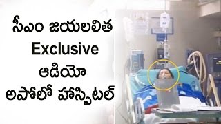 Exclusive : CM Jayalalitha Voice Audio Exclusive From Apollo Hospital