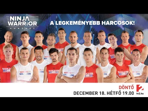 NINJA WARRIOR DÖNTŐ: 20 HARCOS, 18 AKADÁLY, 1 GYŐZTES - HÉTFŐ 19.00