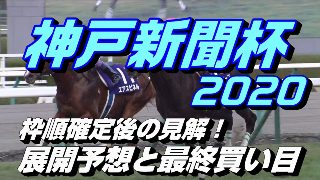 【競馬予想】神戸新聞杯2020　枠順確定後の見解！展開予想と最終買い目