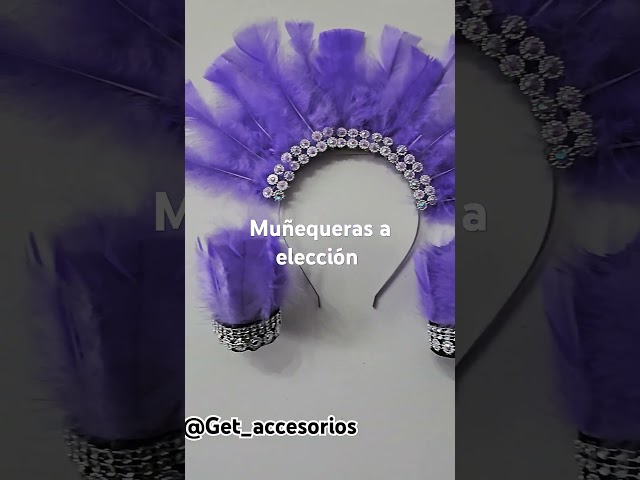 Vídeo relacionado con HuaMuDM 16 unidades Diademas Plumas LED Iluminadas,Plumas Diadema Corona LED,Pluma LED Diadema Mujeres