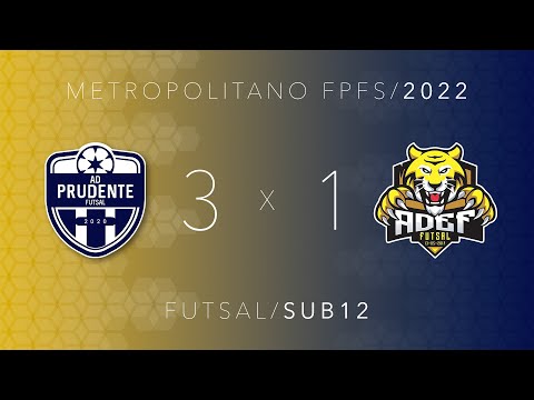 ADEF 1 x 3 AD Prudente - Metropolitano FPFS - sub12 - 10/04/2022