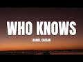 Daniel Caesar Who Knows Lyrics