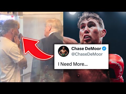 JAKE PAUL SHOWS *BROKEN JAW* TO TRUMP, CHASE PULLS OUT!