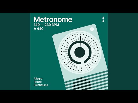 Metronome - 4/4 - 161 BPM - Allegro