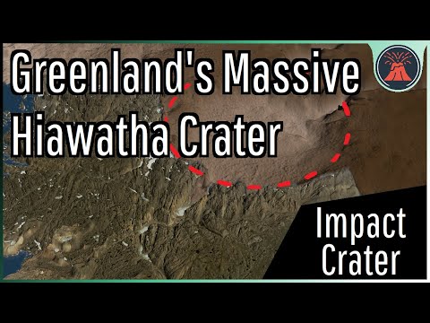 Hidden Under 3,000 Feet Thick of Ice; Greenland's Hiawatha Impact Crater