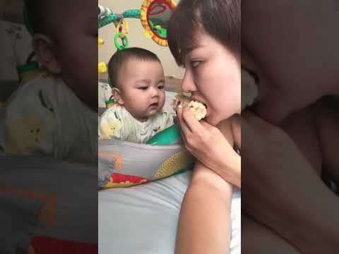 Paris Ngo   _ Funny Greedy Babies Want Food Badly