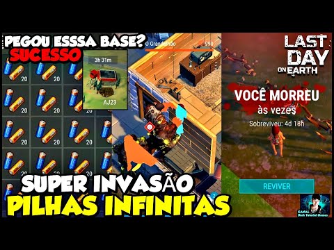 ●INVASÃO COM PILHAS INFINITAS! MELHOR BASE PARA FARMAR COBRE 👁 Last Day On Earth