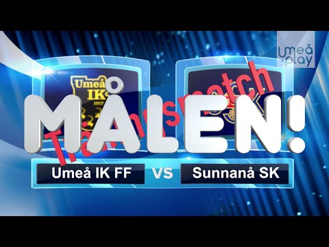 2016 Träningsmatch Målen: Umeå IK FF-Sunnanå SK