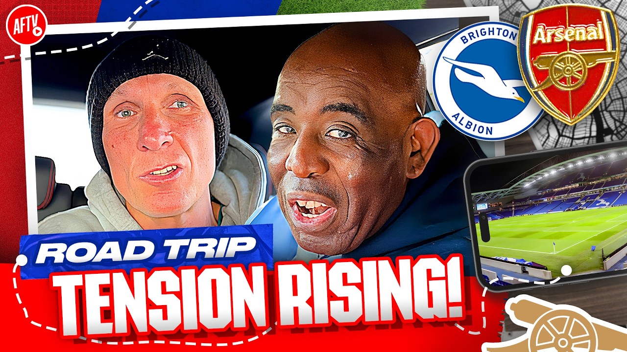 Tension Rising on the South Coast | Road Trip | Brighton vs Arsenal