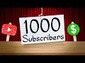 How to Get Your First 1000 Subscribers on YouTube in 2024